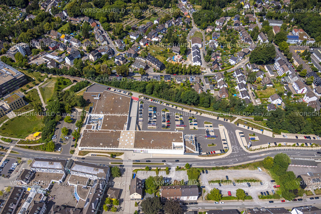 Heiligenhaus220803525 | Luftbild, Rathaus, Rathaus Center, Einkaufszentrum Forum Hitzbleck, Leubeck, Heiligenhaus, Ruhrgebiet, Nordrhein-Westfalen, Deutschland