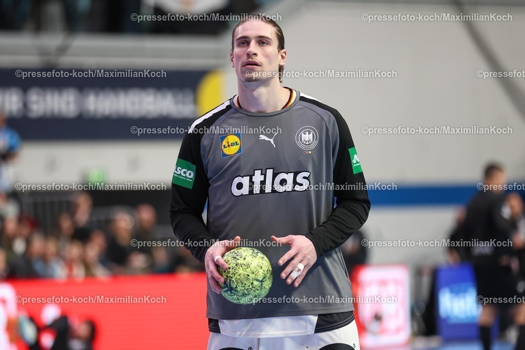 xKWIx22032601006 | 22.03.2026, Handball, Länderspiel Herren, Deutschland - Ägypten, ÖVB-Arena Bremen:  Juri Knorr (Germany #15) xKamilxWilkowskixPressefotoKochx