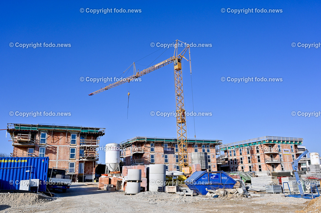 Pasching_ Baustelle Südzeile_ 02.03.2023-4 | 02.03.2023, Pasching, AUT, Suedzeile im Bild Baustelle, Wohnbau