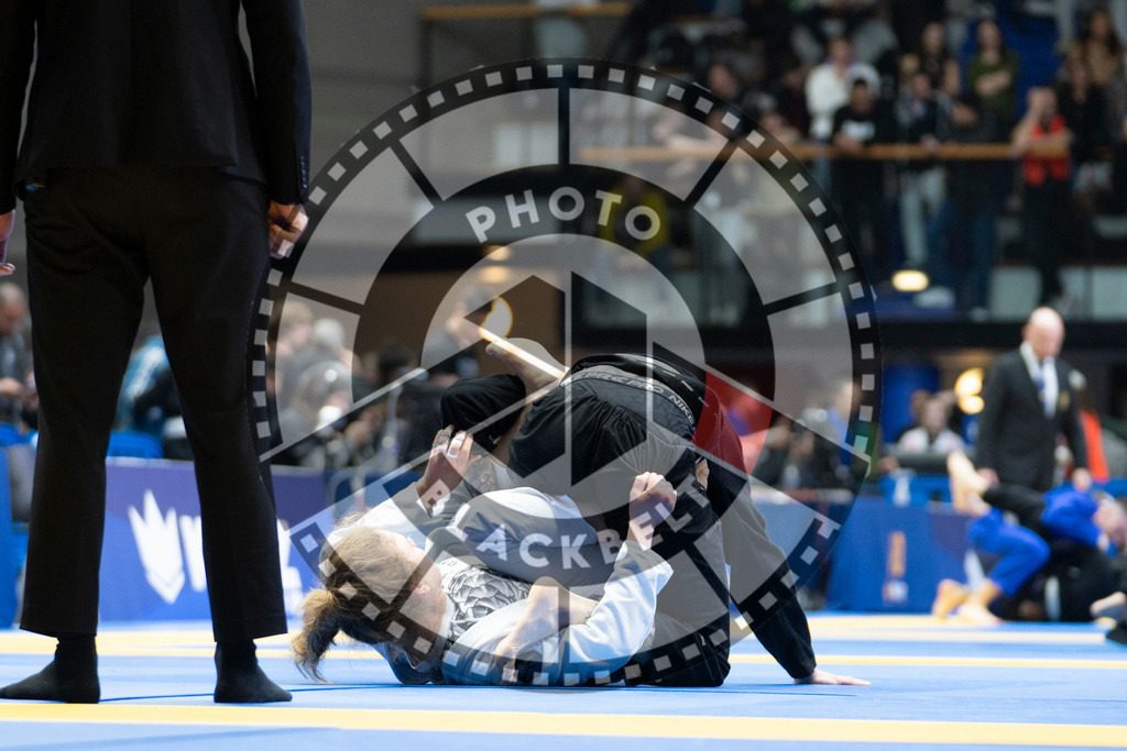 20240119PBB2136 | Fighters compete during the IBJJF European Championship in Paris, France, on January 19, 2024.