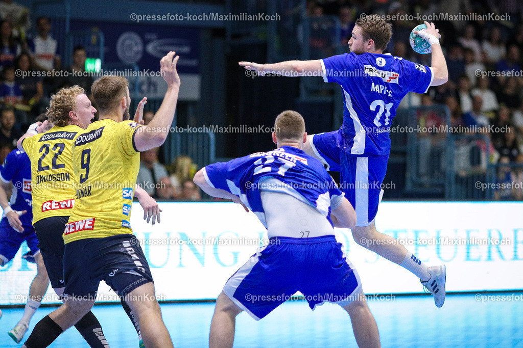 Gum1HBL19052401074 | 19.05.2024, Gummersbach, Handball, Liqui Moly Bundesliga, Schwalbe-Arena, VfL Gummersbach - Rhein-Neckar Löwen: Dominik Mappes (VfL Gummersbach)