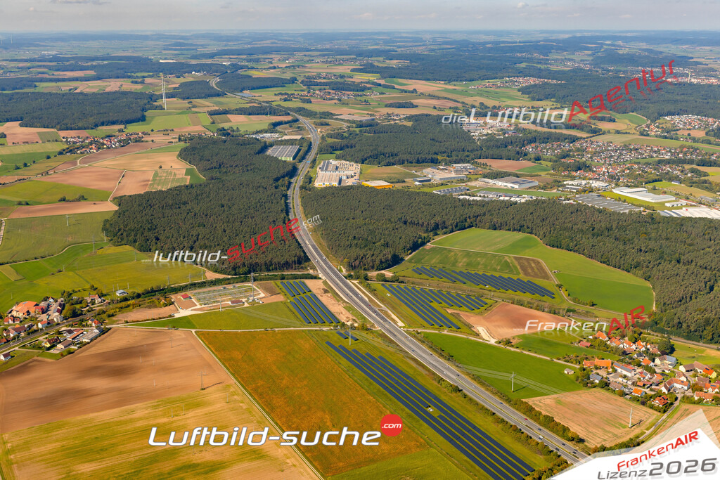 Luftaufnahme  Winterschneidbach  Ansbach Das Luftbild wurde 2025 vom UL-Flugzeug heraus erstellt ( keine Drohne ) - Hochauflösende Luftaufnahme -Nicht vergleichbar mit Google Maps oder Satelittenbilder- Die Geschenkidee !Mit Lizenz und Bildrechte bestellbar