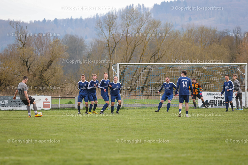 Kombach_Wiesenbach (174) | 08.04.2023; Kreisliga B Biedenkopf; Rasenplatz Kombach; FC Kombach - FV Wiesenbach; Ergebnis 4:4 (2:1)