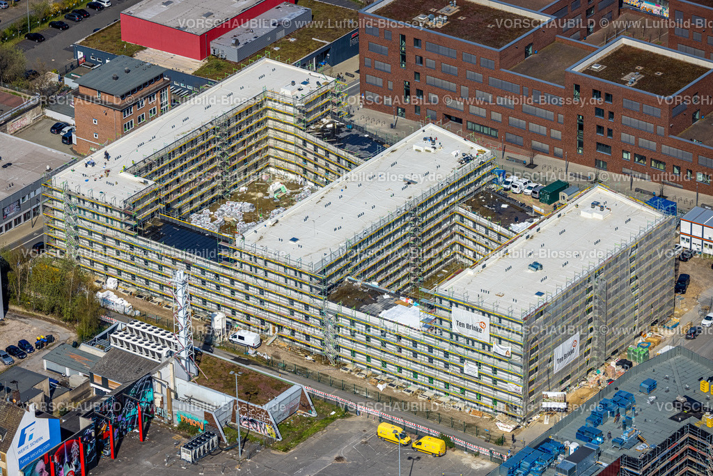 Dortmund220400639 | Luftbild, Dortmunder U und Studenten Wohnanlage am Emil-Moog-Platz, Dorstfelder Brücke, Dortmund, Ruhrgebiet, Nordrhein-Westfalen, Deutschland