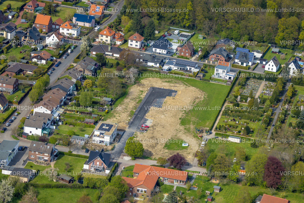 Hamm230405002 | Luftbild, Baufläche, Auf der Helle, Stadtbezirk Rhynern, Hamm, Ruhrgebiet, Nordrhein-Westfalen, Deutschland