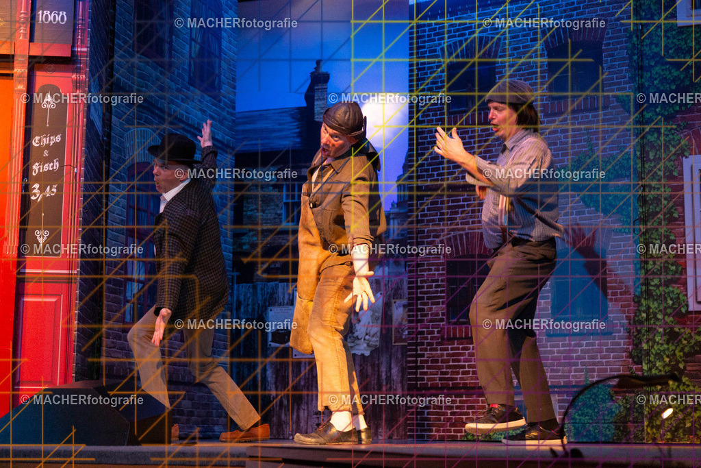 099_MFL-2025 | Portraitbilder von Regisseur; Darsteller; Techniker; Maske; Kostüme; Chor; Musiker; Bilderserie der Generalprobe und der Premierenvorstellung, Szenenbilder; Ausdrucksstudien; Bühnenüberblick; Bühnenkulissen; Pressefotos inkl. Redaktionsfoto Darstellergruppe.