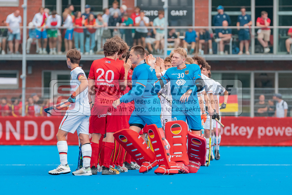 HK_20230716_102793 | Euro Hockey MU18 Boys Finale Belgium vs Germany Championship Girls & Boys am 16.7.2023 CHTC , Krefeld ,