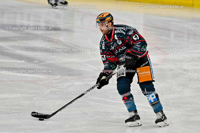 AUT, ICE, Black Wings Linz (AUT) vs Fehervar AV 19 (HUN) | 22.12.2023, Eishalle Linz, AUT, ICE Eishockey Liga, Black Wings Linz (AUT) vs Fehervar AV 19 (HUN), im Bild Matthew MacKenzie (BWL)


// ICE win2day Hockey League Match between Black Wings Linz (AUT) vs Fehervar AV 19 (HUN) in Linz, Austria on 2023/12/22