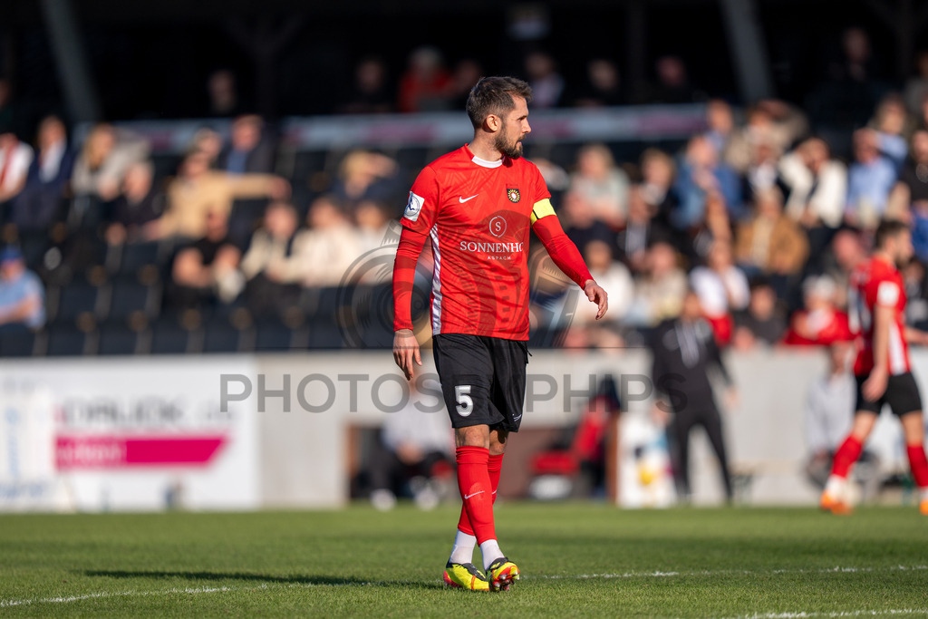 SG Sonnenhof Großaspach vs. KSV Hessen Kassel, Fussball, Regionalliga Südwest, 23. Spieltag, Saison 2025/2026, 07.03.2026 | Volkan Celiktas (SG Sonnenhof Großaspach, #05),SG Sonnenhof Großaspach vs. KSV Hessen Kassel, Fussball, Regionalliga Südwest, 23. Spieltag, Saison 2025/2026, 07.03.2026Foto: photosbyphips/Philip Ziegler