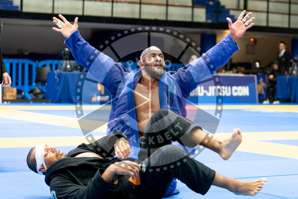 20240124PBB05328 | Fighters compete during the second day of the IBJJF European Championship in Paris, France, on January 24, 2024.
