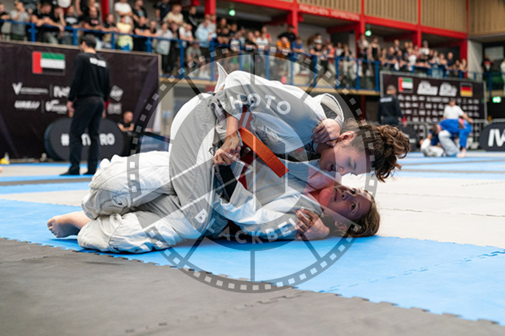 20230826PBB55382 | Fighters compete during the AJP INTLPRO BJJ and grappling competition in Hamburg, Germany, on August 26 2023.