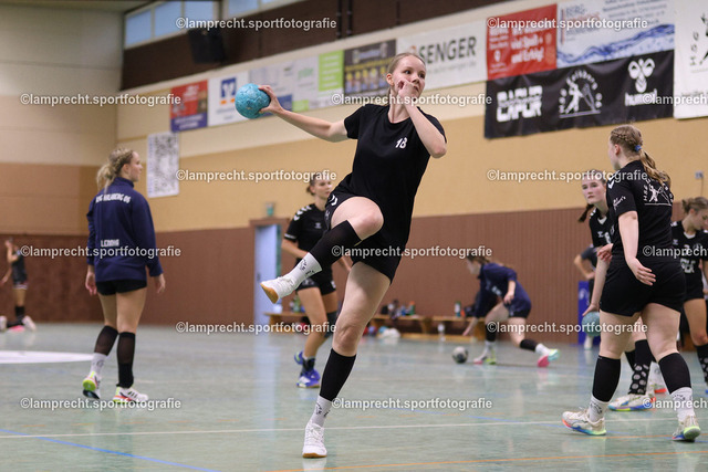 Handball I Juniorinnen I Saison 2026-2027 I Oberliga Schleswig-Holstein I 3. Spieltag I HSG Kalkberg 06 - TSV Bargteheide 018 | Mia Finjel Mortag (18, HSG Kalkberg 06) - Realisiert mit Pictrs.com