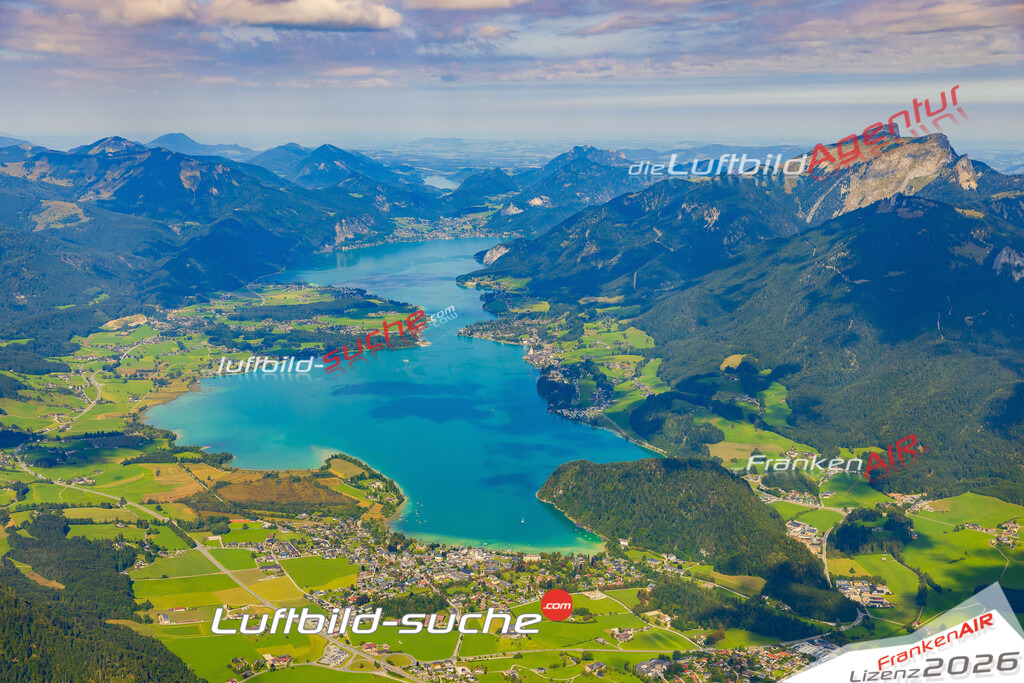 Luftbild Vs Google Maps  Wolfgangsee  Strobl -Das Luftbild wurde 2025 vom UL-Flugzeug heraus erstellt ( keine Drohne ) - Hochauflösende Luftaufnahme -Nicht vergleichbar mit Google Maps oder Satelittenbilder- Die Geschenkidee !Mit Lizenz und Bildrechte bestellbar