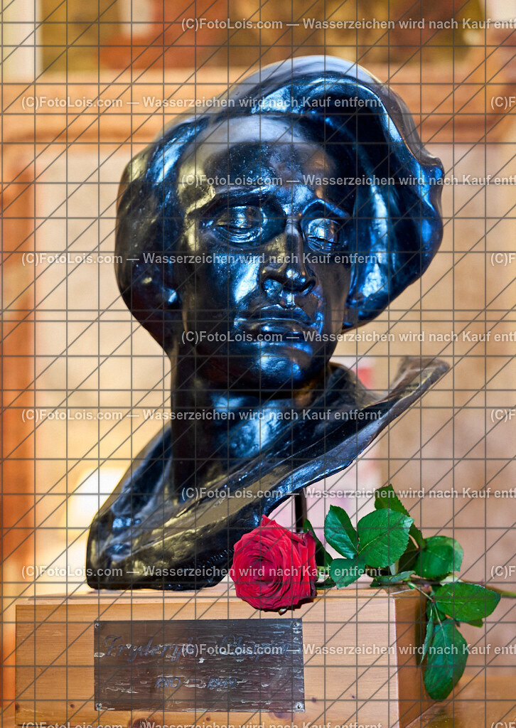 ALP0231_XXXX-Chopin-Festival_Nocturno_Chopin-Bueste | (C)FotoLois.com, Alois Spandl. XXXX. Chopin-Festival in der Kartause Gaming, 'NOCTURNO' - nächtliches Konzert bei Kerzenlicht in der Barockbibliothek, Sa 17. August 2024.