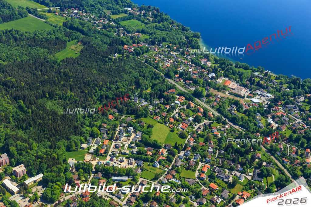 Luftbild von  Tutzing - Luftaufnahme wurde 2015 von https://frankenair.de mittels Flugzeug (keine Drohne) erstellt - die Geschenkidee