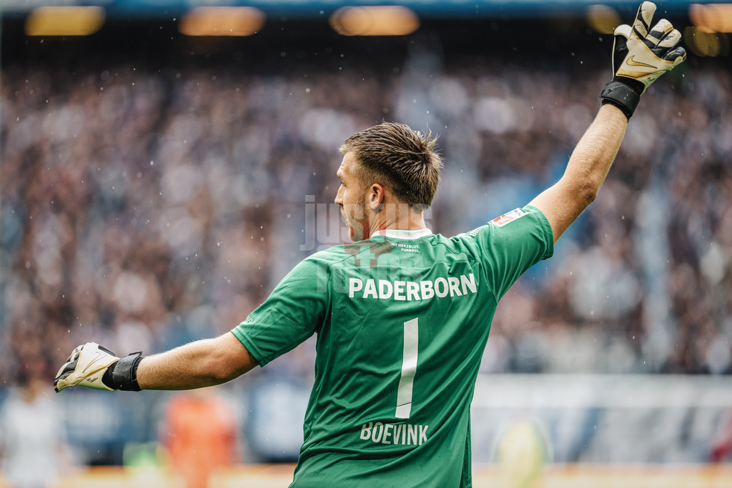 Fußball | Männer | Saison 2024/2025 | 2. Fußball-Bundesliga | 7. Spieltag | Hamburger SV vs. SC Paderborn 07 | 28.09.2024 | Pelle Boevink (#1, SC Paderborn 07)