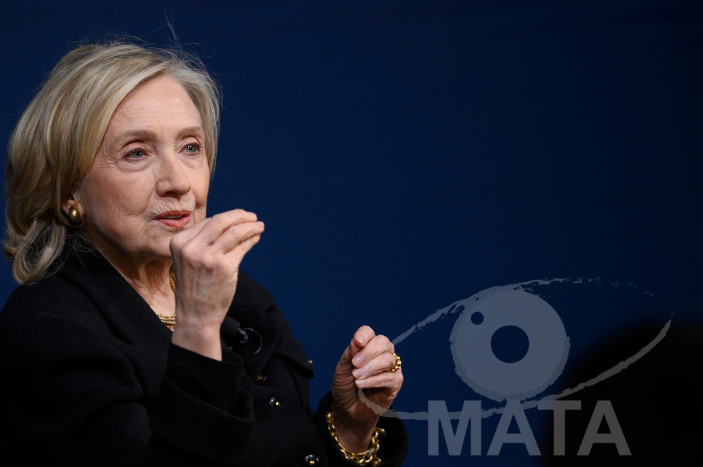 _DWI3001 | Die US-Politikerin Hillary Clinton auf der Veranstaltung Bridging Scholarship and Statecraft im Rahmen der Münchner Sicherheitskonferenz 2026. München, 13.02.2026 Bayern Deutschland  - Realisiert mit Pictrs.com