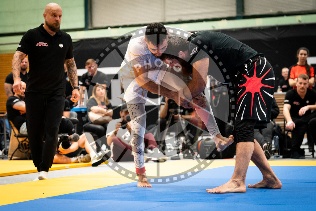 20250906PBB4690 | Fighters compete during the ADCC European Trials  competition in Warsaw, Poland, on September 6, 2025.