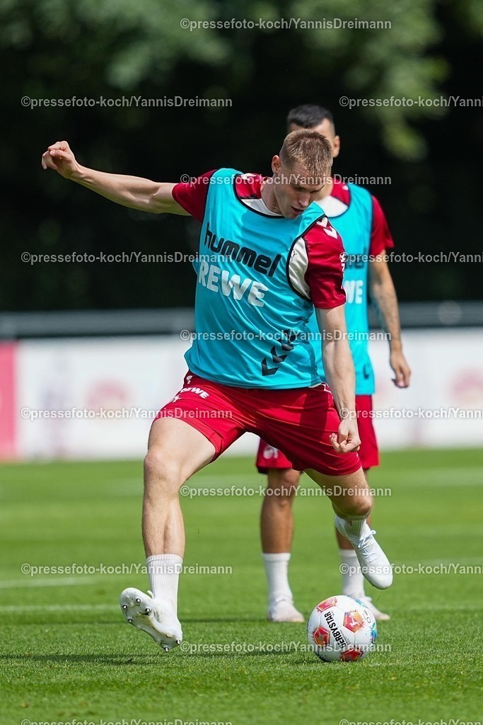 xYDR07072501024 | 07.07.2025, xydrx, Fußball, Trainingsauftakt, 1.FC Köln, Geißbockheim: Steffen Tigges (FC Köln)