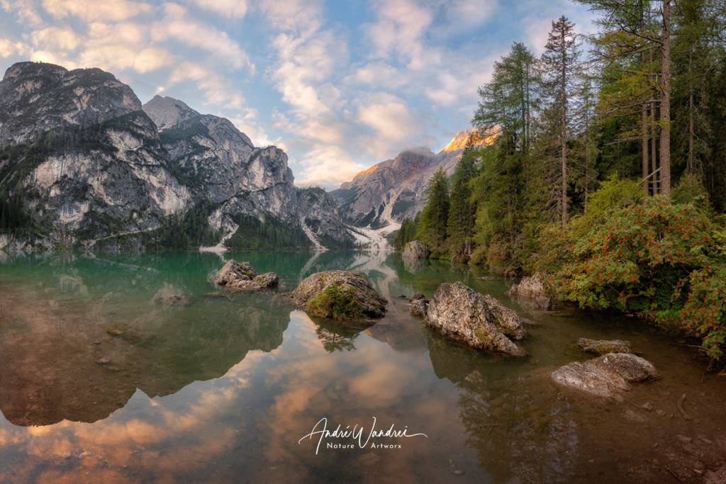 Morgenstimmung am Bergsee | Andre Wandrei - Nature Artworx - Realisiert mit Pictrs.com