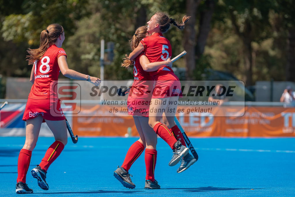 HK_20230708_109829 | Euro Hockey WU18 Belgium - Scotland Championship Girls &amp; Boys am 8.7.2023 CHTC , Krefeld ,