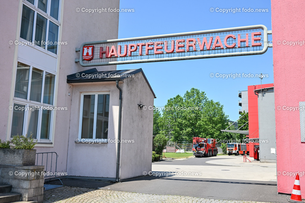 Berufsfeuerwehr Linz_ 26.06.2023-18 | 26.06.2023, Linz, AUT, Berufsfeuerwehr Linz, 90 Jahre Jubilaeum, im Bild Hauptfeuerwache Linz