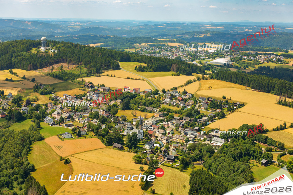 Schrägluftbild  Döbra  Schwarzenbach am Wald - Das Luftbild wurde 2025 vom UL-Flugzeug heraus erstellt ( keine Drohne ) - Hochauflösende Luftaufnahme -Nicht vergleichbar mit Google Maps oder Satelittenbilder- Die Geschenkidee !Mit Lizenz und Bildrechte bestellbar