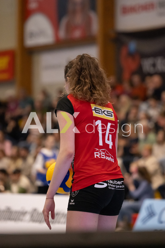 Volleyball I Frauen I Saison 2025-2026 I Volleyball NLA | Women I 1/2 Finals I  VC Kanti Schaffhausen - Sm'Aesch Pfeffingen I 22.03.2026 | 14 Josipa Marković (HR) (VC Kanti Schaffhausen) – Aussen - Realisiert mit Pictrs.com