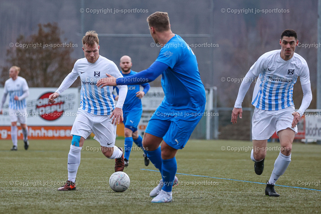 BQ3I4184 | 19.02.2023; Testspiel; Kunstrasenplatz Frohnhausen; SSV Oranien Frohnhausen : TSV Bicken