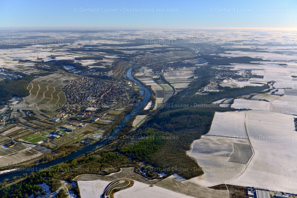 winterliche Fränkische Mainlandschaft bei Eibelstadt | winterliche Fränkische Mainlandschaft bei Eibelstadt