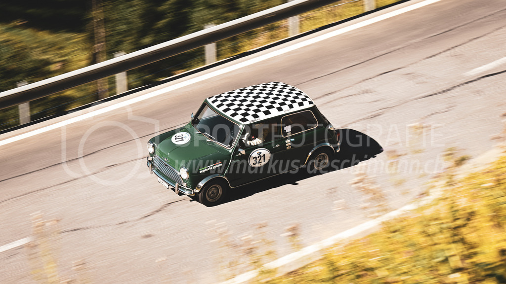 19. Arosa ClassicCar 2023 - 1. September 2023 | 19. Arosa ClassicCar 2023
Arosa, Schweiz
Gabathuler Bea aus Fontnas mit der Startnummer 321 in einem Mini Cooper S 1275, Jahrgang 1967, in der Klasse Sport Trophy.
@arosaclassiccar, @arosa.official, #arosaclassiccar, #arosa, #76curves, #classiccar
Bild: Sportfotografie Markus Aeschimann | www.markus-aeschimann.ch - Realisiert mit Pictrs.com