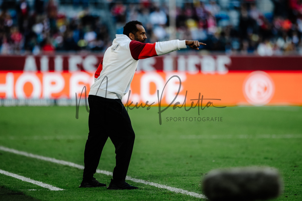 2. Bundesliga, Saison 2024/25, 28. Spieltag: Fortuna Düsseldorf - SC Preußen Münster | Düsseldorf, 05.04.2025: 2. Bundesliga, 28. Spieltag, Fortuna Düsseldorf gegen SC Preußen Münster in der Merkur Spiel-Arena in Düsseldorf. Foto: sportfotografie.ms | Markus Paletta - Realisiert mit Pictrs.com