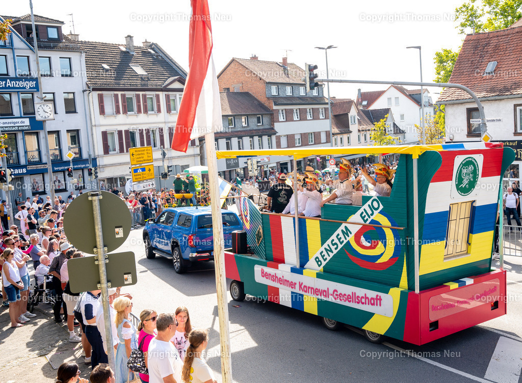 37_Winzerfestumzug-Bensheim | bbe, Bensheim, Winzerfestunmzug 2025, BKG  Bensheim,, Bild: Thomas Neu