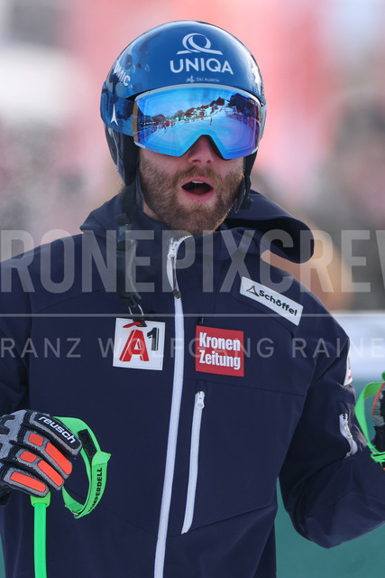 Audi FIS Ski World Cup: Men’s Slalom – Hahnenkamm Race, Kitzbuehel | Kitzbuehel, Austria, 25.Jan.26 - Alpine Skiing - FIS World Cup, Hahnenkamm Race, Slalom, men. The image shows SCHWARZ Marco (AUT, Atomic).