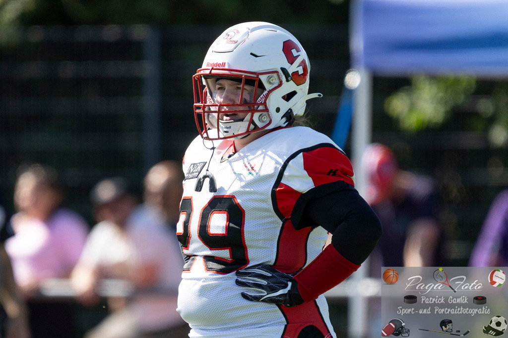 GFLW 1: German Football League Women 1: Rodgau Pioneers Ladies - Stuttgart Scorpions Sisters, 07.06.2026 | Marie Linke (Stuttgart Scorpions Sisters #29), Freisteller, Portrait / Porträt, Rodgau Pioneers Ladies - Stuttgart Scorpions Sisters, Rodgau, Maingau-Energie-Stadion "Am Weichsee", 7.6.2026 - Realisiert mit Pictrs.com