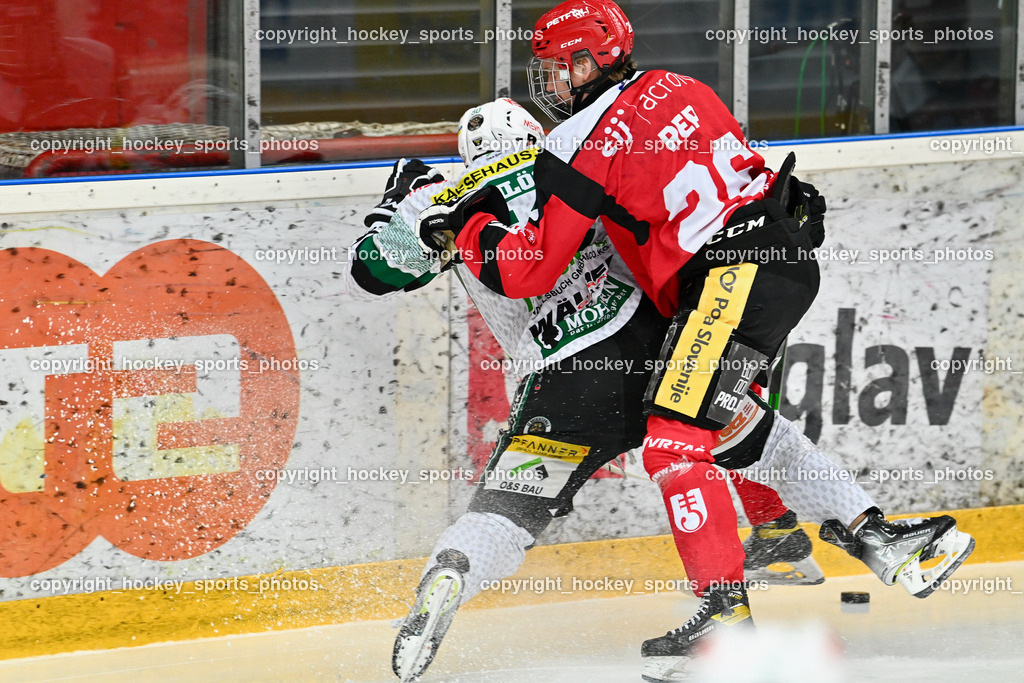 HDD Jesenice vs. EC Bregenzerwald 30.9.2022 | #50 Schlögl Richard, #26 Rep Ozbej