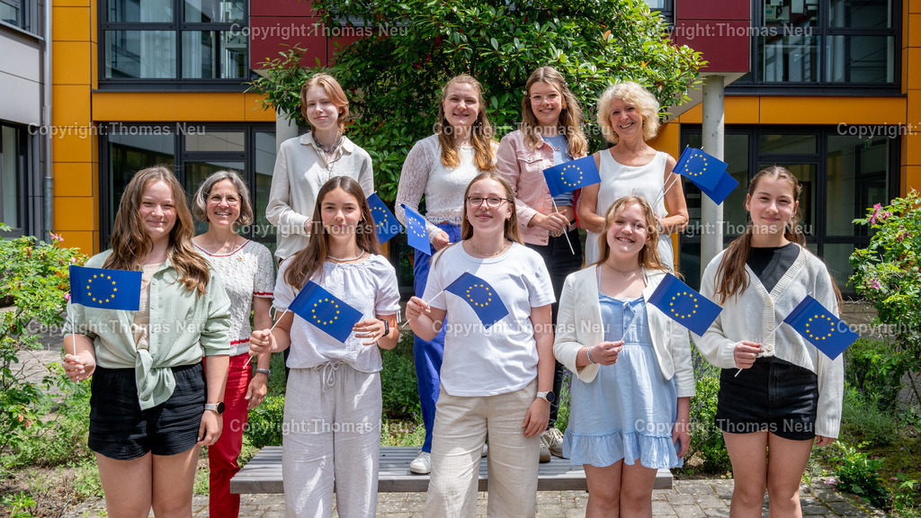 DSC_3256 | Preisverleihung  im Goethe-Gymnasium ,hier die Preisträgerinnen Fremdsprachen und Juvenes Translatores , Bild: Thomas Neu