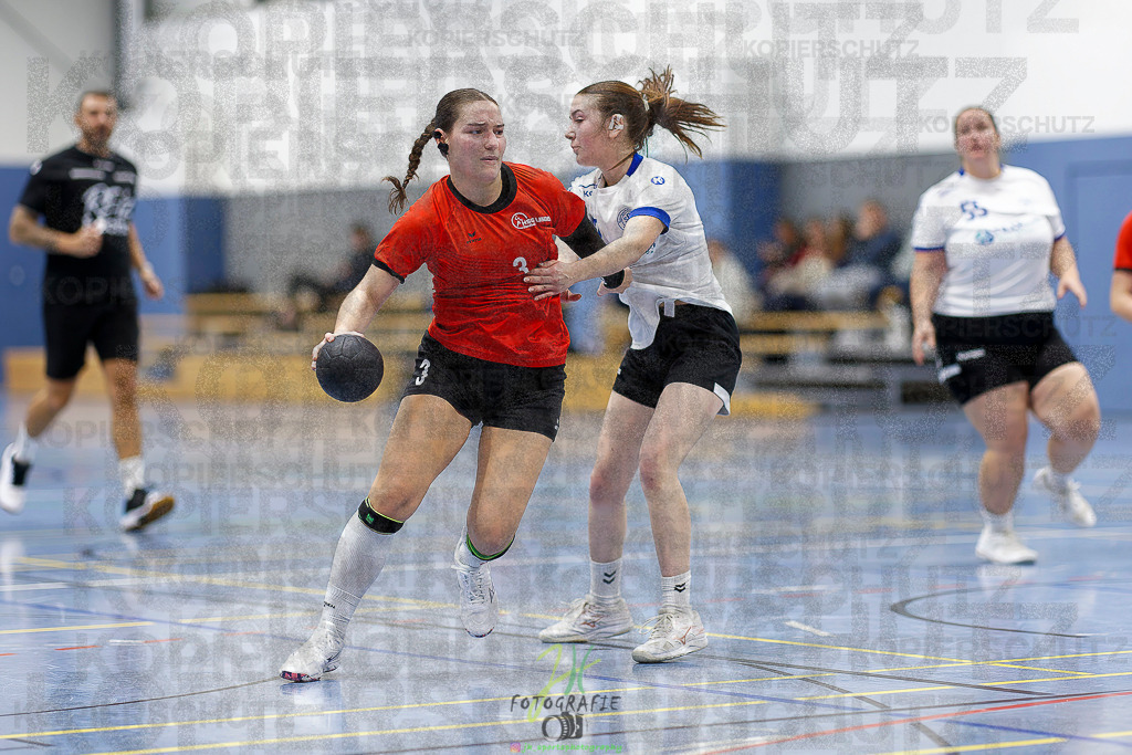 Frauen 2. Bezirksklasse; SG Rechtenbach - HSG Linden II | Frauen 2. Bezirksklasse; SG Rechtenbach - HSG Linden II am 16.11.2025 in Rechtenbach (Sporthalle Rechtenbach)Photo © 2025 - Jörg Heinrich - Realisiert mit Pictrs.com