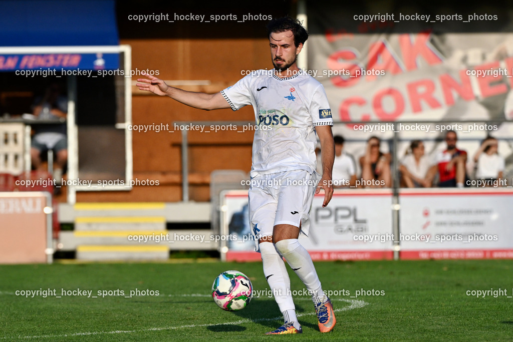 SAK vs. SV Dellach Gail | #20 Marko Huc SAK, SAK vs. SV Dellach Gail, SAK vs. SV Dellach Gail am 14.08.2025 in Klagenfurt (Sportpark Welzenegg), Austria, (Photo by Bernd Stefan)