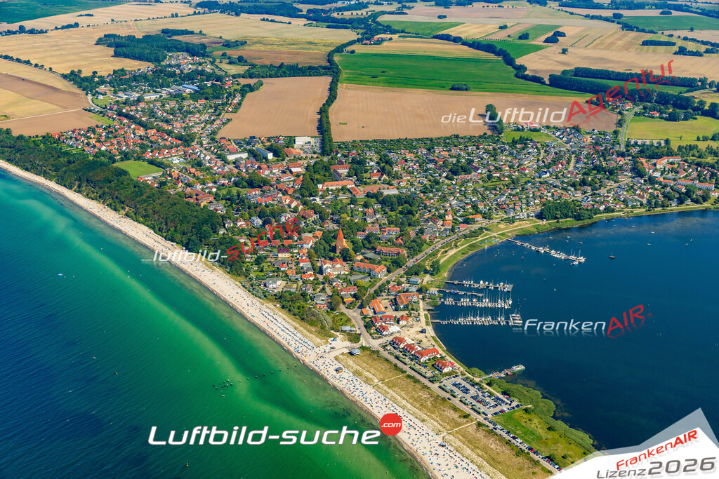 Stadt Rerik von Oben- Die Luftaufnahme wurde 2025 vom UL-Flugzeug heraus erstellt ( keine Drohnenaufnahme ) - Hochauflösende Luftaufnahme - für Wandbilder und großformatige Ausdrucke geeignet. Das besondere Geschenk!Hier alle&nbsp;Infos zur Lizenzierung der LuftaufnahmeWir fliegen auch dieses Jahr wieder in Ihre Region um Luftbilder zu erstellen.- Luftbild anfragen