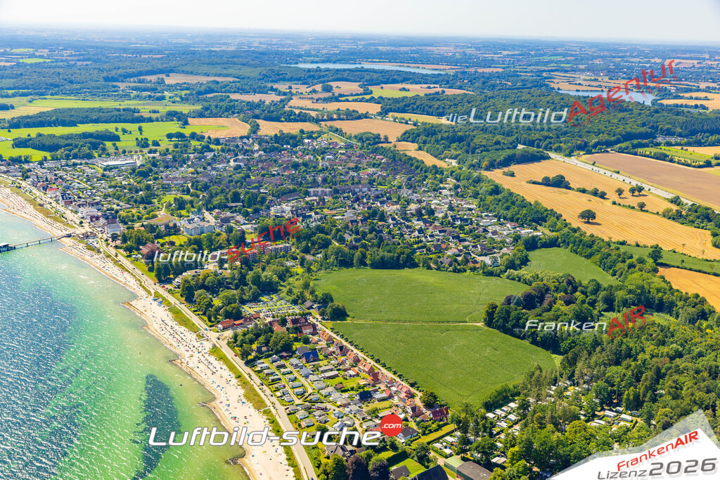 Haffkrug Scharbeutz Bild- Das Luftbild wurde 2025 vom UL-Flugzeug heraus erstellt ( keine Drohne bzw. Drohnenaufnahme ) - Hochauflösende Luftaufnahme -Nicht vergleichbar mit Google Maps oder Satelittenbilder- Die Geschenkidee !Mit Lizenz und Bildrechte bestellbar - CC