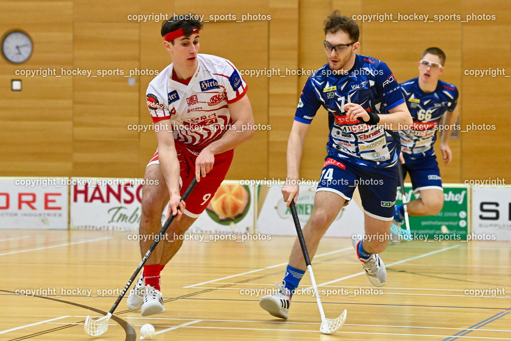 VSV Unihockey vs. KAC Floorball 4.2.2023 | #9 Leon Lekas, #74 Luca Wurmitzer