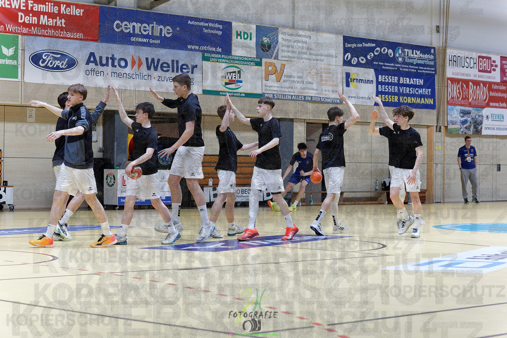 mJC-Regionalliga, Halbfinale Hessenmeisterschaft; HSG Dutenhofen/Münchholzhausen - TSV Pfungstadt | mJC-Regionalliga, Halbfinale Hessenmeisterschaft; HSG Dutenhofen/Münchholzhausen - TSV Pfungstadt am 15.03.2025 in Münchholzhausen (Sporthalle Münchholzhausen)Photo © 2025 - Jörg Heinrich - Realisiert mit Pictrs.com