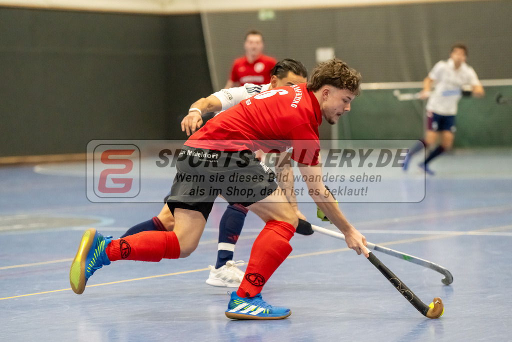 HK_20250201_102079 | 2. Bundesliga Halle Herren Düsseldorfer HC - Club Raffelberg am 1.2.2025 Halle am Seestern, Düsseldorf ,