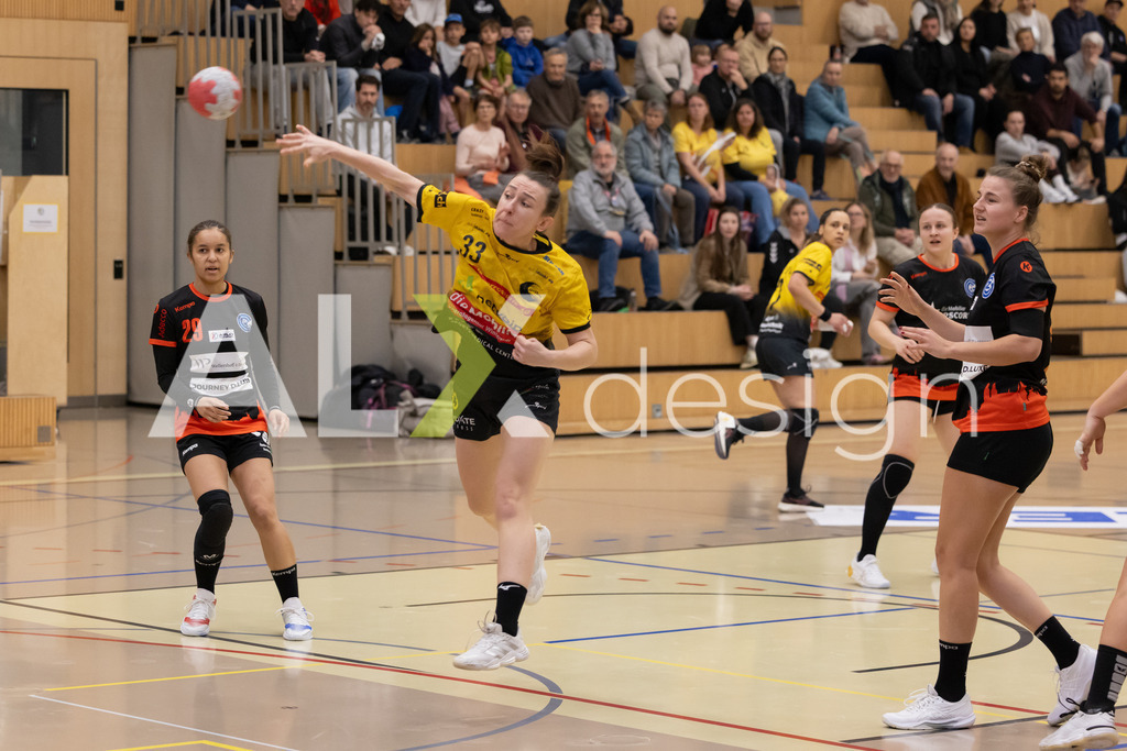 Handball I Frauen I Saison 2025-2026 I Handball Swiss Premium League 1 | Women I Round 5 I  Yellow Winterthur - GC Amicitia Zürich I 15.03.2026 | 33 Aleksandra Abramowicz (PL) (Yellow Winterthur) – Kreis - Realisiert mit Pictrs.com