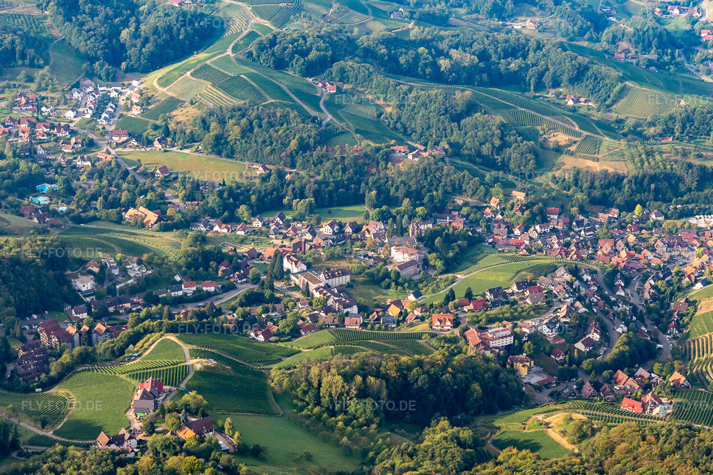 Luftbild: landwirtschaftlichen Feldern und Nutzflächen im Ortsteil Büchelbach in Sasbachwalden im Bundesland Baden-Württemberg in Deutschland. Foto: IMG_008821.jpg vom 20.09.2020 durch Werner Riehm/FLY-FOTO.de
