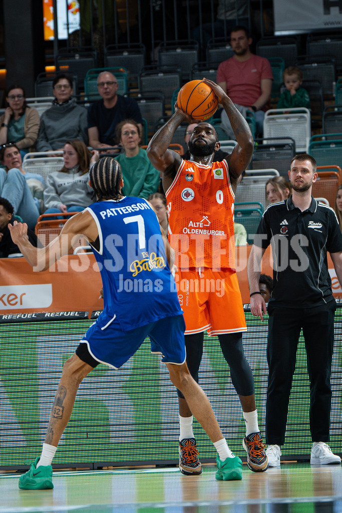 Basketball I Herren I Saison 2025-2026 I 2. Bundesliga ProB Nord I 23. Spieltag I RASTA Vechta II - EN Baskets Schwelm I 7740 | Aula Maarufu Sumbry (0, RASTA Vechta II) - Realisiert mit Pictrs.com