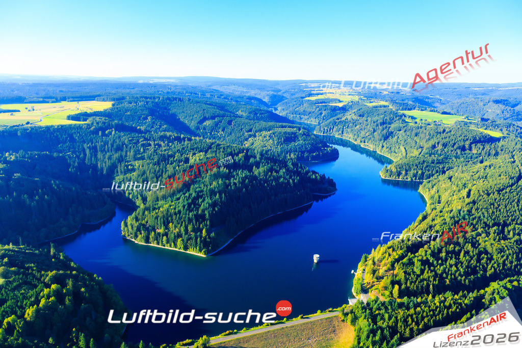 Die Luftaufnahme Koeteltalsperre -  wurde vom UL-Flugzeug (keine Drohne) aus fotografiert.Hohe Druck- Auflösung-die Geschenkidee!