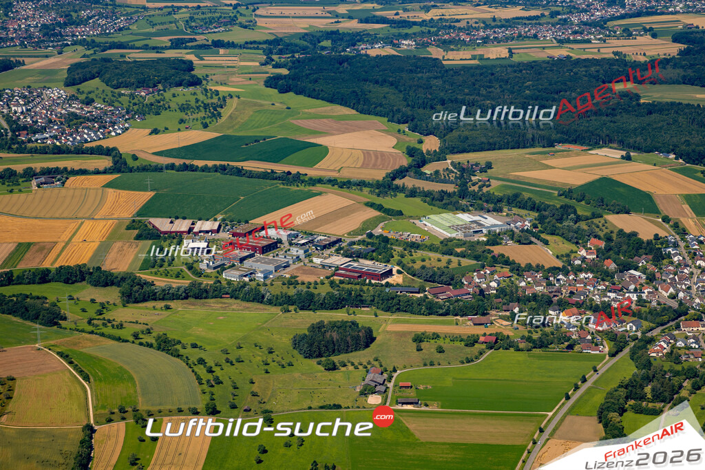 Das Luftbild zeigt : Jebenhausen Göppingen - Die Luftaufnahme wurde 2024 vom UL-Flugzeug aus erstellt ( keine Drohne ) - Hochauflösende Luftaufnahme - Für grossformatige Ausdrucke geeignet. Die Geschenkidee !Mit Lizenz und Bildrechte bestellbar