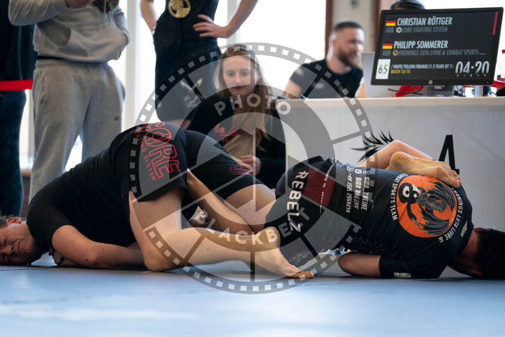 20240309PBB7526 | Fighters compete during the International Luta Livre (ILLCS) Spring Championship in Hannover, Germany, on March 9, 2024.